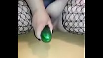 LETY NAILING A SQUIRT CUCUMBER