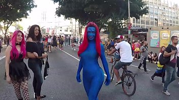 LGBT-Parade 2019 in São Paulo - Rafaella Denardin - Alice Lemes - Nego Catra