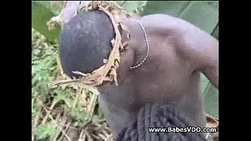 Настоящий африканский трах на дереве в любительском видео