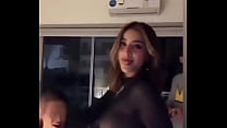 * ex de coscu dances sexy and shows her tits *