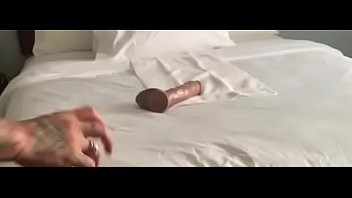 Wife playing with big dildo