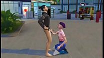 Публичный секс Sims 4