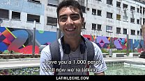 LatinLeche - Semental recto golpea a un chico latino lindo por dinero en efectivo