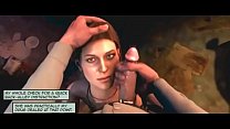 3D Una Mamada de Lara Croft