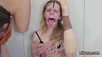 Naughty teenie is brought in anal hole loony bin for painful therapy
