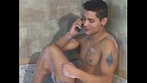 teen 3some hot Brazilian boys in a tub