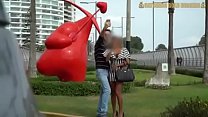 Bubble Butt Peruaner wird aus dem Park in Peru Lima abgeholt und hart gefickt