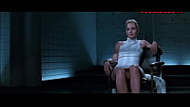 Sharon Stone legendary crossing and uncrossing legs scene