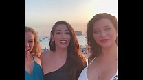 Clea Gaultier dando uma rapidinha depois de uma festa em Ibiza