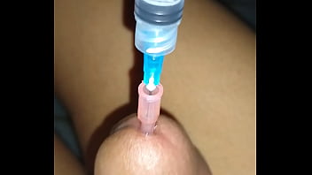 Injecting water into my penis with a catheter