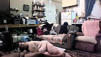 Front Room Dick Sucking with Neighbors Watching