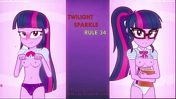 Twilight Sparkle (Equestria Girls) Regola 34 animata
