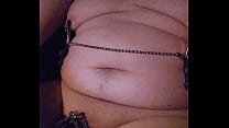 gothbottomchub caged & clamped as ordered