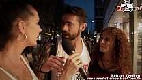 Seleção de elenco em Stuttgart - namorado tem que assistir namorada em encontro de elenco de pornografia