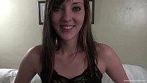 Tall amateur babe Kimber wants to ride a hard cock