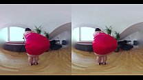Czech VR 345 - Hot Slut em apertado vestido vermelho Riding Cock