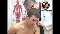 Nigel gets stripped down for his medical exam