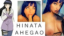 Hinata Ahegao Blowjob - Heißes Cosplay-Mädchen Große Brüste - Novinha Cosplay NARUTO