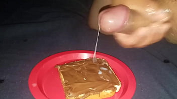 Cum Blasting my Nutella toast.