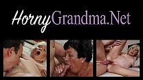 Chubby grandma with big tits fucked