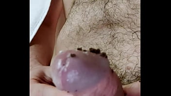 Destroyed cupcake with penis