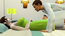 एक कंप्यूटर गेम खेलने के बाद सोते हुए बेटे की माँ