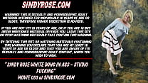 Sindy Rose White, член в заднице - студийный трах