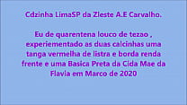 Cdzinha LimaSP Примерка и дрочка с трусиками Cida Mae от Flavia Marco 2020
