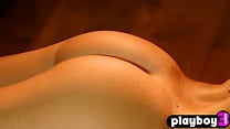 Hot blonde exposes huge natural boobs and sweet ass