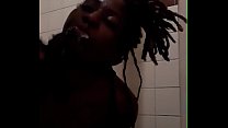 Guy breaks dread head chick back in shower @scandalous grind and briiexclusive