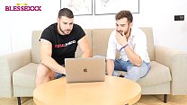 Assistindo pornografia com meu amigo gay - Magic Javi e Ruben Martinez
