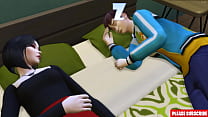 韓國姐姐叫醒他吮吸他的公雞後，他正在熟睡中的兄弟-亞洲兄弟姐妹共享床| 亞洲家庭| 哥哥和姐姐睡覺做愛