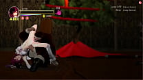 Nettes Mädchen hentai Airi, das vom Weihnachtsmann in einem heißen Sex-Hentai-Spiel xxx Weihnachtsspecial geleckt wird