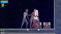 Dungeon and the Maid Hentai Gameplay. Симпатичная блондинка-горничная занимается сексом с зомби-мужчинами-монстрами в горячей секс-игре xxx