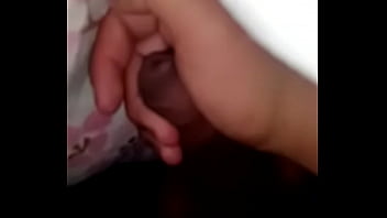 Chavito toluqueño secretly jerking off in his bed and getting milk
