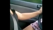 Fahren beim Masturbieren