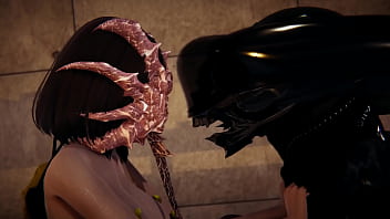 Инопланетянин - Девушка трахнута Ксеноморфом - 3D Порно