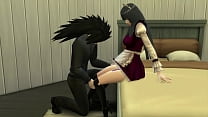 Shippuden Cap 7- The Big Party and madara seduces shy hinata and they end up eating her all fucking like a real whore asks for anal