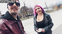 LETSDOEIT - (Aviva Rocks & Jason Steel) Big Tits Teen Goes For A Ride With The Van Around Berlin