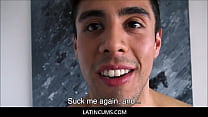 LatinCums.com - Hot Straight Jock Latin Boy Paid Cash To Fuck Stranger From Parking Garage POV
