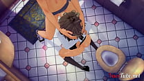 Fate FGO Fate Grand Order Yaoi Hentai 3D-ジークはシロウにフェラを与え、彼は口の中で絶頂-ゲイアニメポルノ