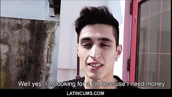LatinCums.com - Skinny Straight Latino Teen Boy Gay For Pay Fuck With Hot Painter