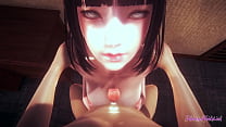 Naruto Hentai 3D - Hinata Titjob, Fellation & Baisée par une grosse bite