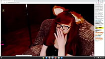 little cosplay fox wanting to play on webcam for tips