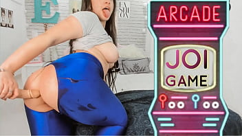 Sexy latina babe gamer girl controling your cock as her video game joistick JOI jerk off instructions ass worship, this girl really has a perfect ass!!!! 8 min