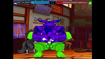 Big the Cat Vs Bara Hulk p1 (By Clubdogmapa)