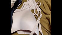 Unfolding sister in-laws clothes to spy on her panties and bra