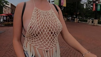 GoPro captures great reactions when I wear my see thru top out in public!
