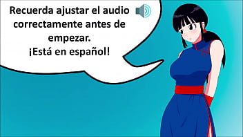 Sfida JOI hentai Dragon Ball. Corri 2 volte. Audio spagnolo.