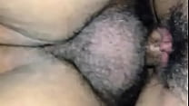 Fucking my wife with her hairy pucha